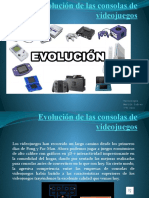 Evolución de Las Consolas de Video JuegosMARTIN