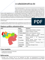 Regiones Político-Administrativas de Venezuela - Wikipedia, La Enciclopedia Libre