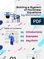 Lesson8 Solving A System of Nonlinear Equation by Elimination