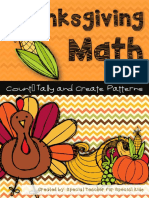 Thanksgiving: Count, Tally and Create Patterns