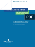  UNDERSTANDING IMPACT: The Current and Future State of Impact Investing Research