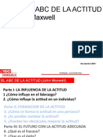 ABC de La Actitud-La Influencia de La Actitud en El Liderazgo Vol I