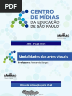 Modalidades das artes visuais