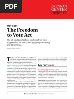 The Freedom To Vote Act