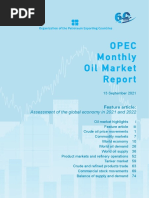OPEC Monthly Oil Market Report Sept 2024 | PDF | Opec | Petroleum