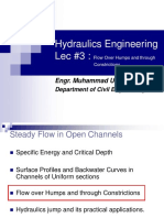 Hydraulics Engineering Lec #3:: Engr. Muhammad Usman