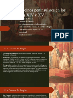 Los Reinos Peninsulares en Los Siglos XIV y XV. Conflictos Sociales. Diversidad Cultural.