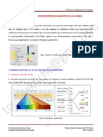 Partie I - UV-Visible - Chapitre I