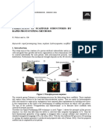 Fabrication of Scaffold Structures by Rapid Prototyping Methods