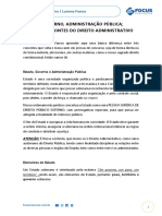 Direito Administrativo conceitos e fontes