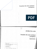 (Projeto Euclides) Alcides Lins Neto - Funções de Uma Variável Complexa (2008)