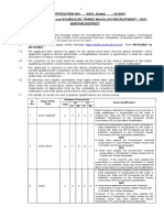 NOTIFICATION NO. /2021, Dated: /12/2021 Scheduled Caste and Scheduled Tribes Backlog Recruitment - 2021 Guntur District PARA - 1