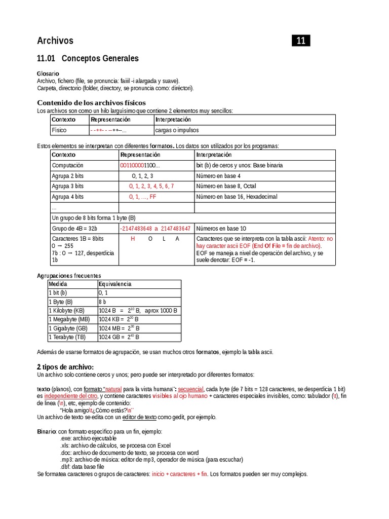 Conceptos y Clases de Archivos en C++ | PDF | C ++ | Archivo de computadora