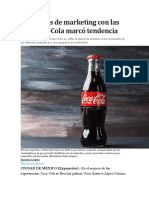 3 Acciones de Marketing Con Las Que Coca