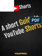 Youtube Shorts Guide