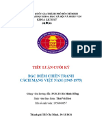 1956040057- Thái Vũ Hoà - Đặc điểm chiến tranh CM VN (1945-1975)