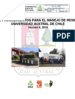 Manual de Procedimientos para El Manejo de Residuos en La Uach V.5 2019