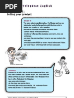 Telephone English: Situation 1: Selling Your Product