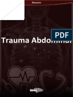 Resumo de Trauma Abdominal: Diagnóstico por Imagem