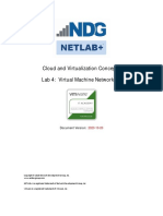 Cloud and Virtualization Concepts Lab 4: Virtual Machine Networking