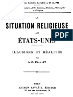 AT(JEAN ANTOINE)-La situation religieuse aux Etats-Unis