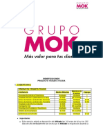 Beneficios Mok - Tarjeta Fucsia Solo Oncologico Plus y Clasico