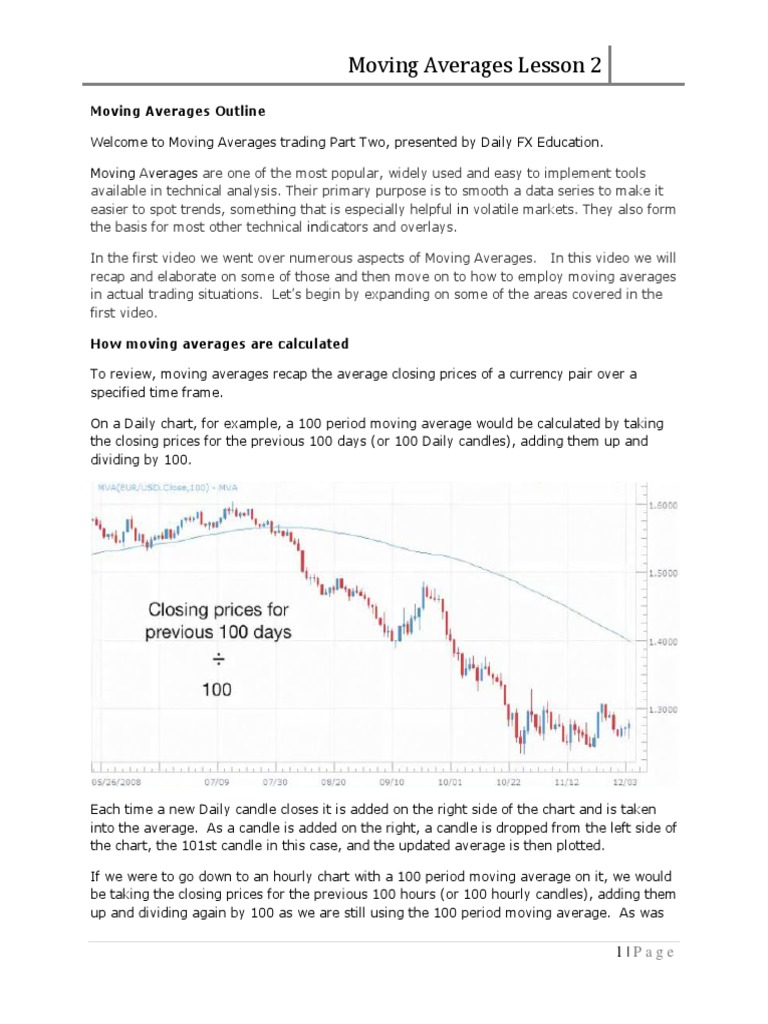 Applying Moving Averages in Trading A Guide to Using Simple and
