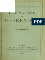 BOURDEAU(J.)-Pragmatisme Et Modernisme