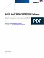 A Guide For Partial Discharge Measurements On Medium Voltage (MV) and High Voltage (HV) Apparatus