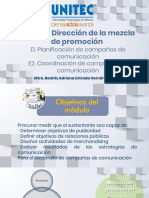 Módulo E. Dirección de La Mezcla de Promoción 20-1