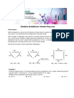 Zadania Dodatkowe Chemia Fizyczna
