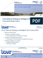 16 - 11h00 Tutorial Schulz From Manual Testing To Intelligent Test Automation
