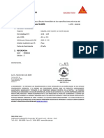 Certificado de Calidad Sika Viscocrete 1110PE-LOTE