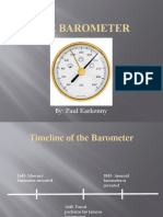 The Barometer: By: Paul Karkenny