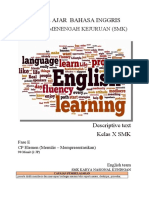 Modul Ajar Bahasa Inggris Class X Descriptive Text - PJBL