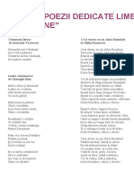 21 de Poezii Dedicate Limbii Române