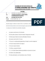 Informe de actividades JEC Región 2 2020