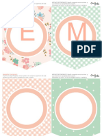 KIT DECO - Banderin TXT Editable