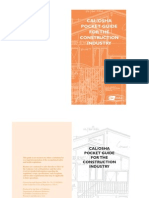 Cal Osha Pocket Guide for the Construction Industry This Guide