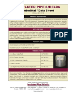 Insulated Pipe Shields: Submittal / Data Sheet