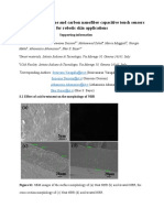 Stretchable Graphene and Carbon Nanofiber Capacitive Touch Sensors For Robotic Skin Applications