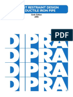 Thrust Restraint Design For Ductile Iron Pipe: Sixth Edition 2006