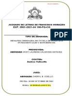 Demanda Ordinaria Derechos Fundamentales y Honorificos Corregida Vlce