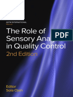 The Role of Sensory Analysis in Quality Control 2nd Edition by Olusola Ojeh