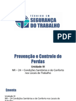 Regras sobre instalações sanitárias e conforto no trabalho