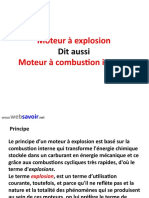 Moteur À Explosion Moteur À Combustion Interne: Dit Aussi