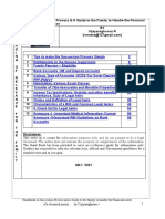 Hand Book on Succession Process and a guide to the family 