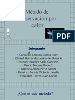 Método de Conservación Por Calor