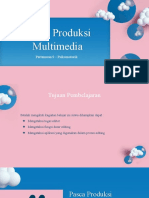 Pertemuan 9 - Pasca Produk Multimedia