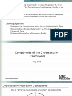 Components of The Cybersecurity Framework